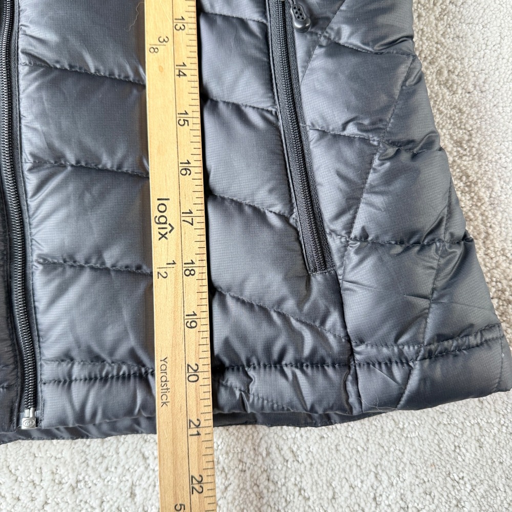 Patagonia Down Sweater Vest Womens S Black‎ 84627 Full Zip Puffer Udi's Logo - Picture 10 of 13